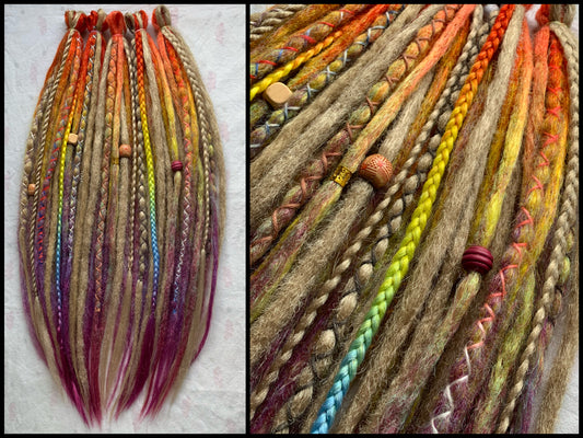 Light Rainbow - crochet synthetic