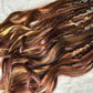 Brown Viking Boho handmade synthetic dread dreadlock extensions custom made