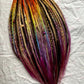 Dark Rainbow - crochet synthetic