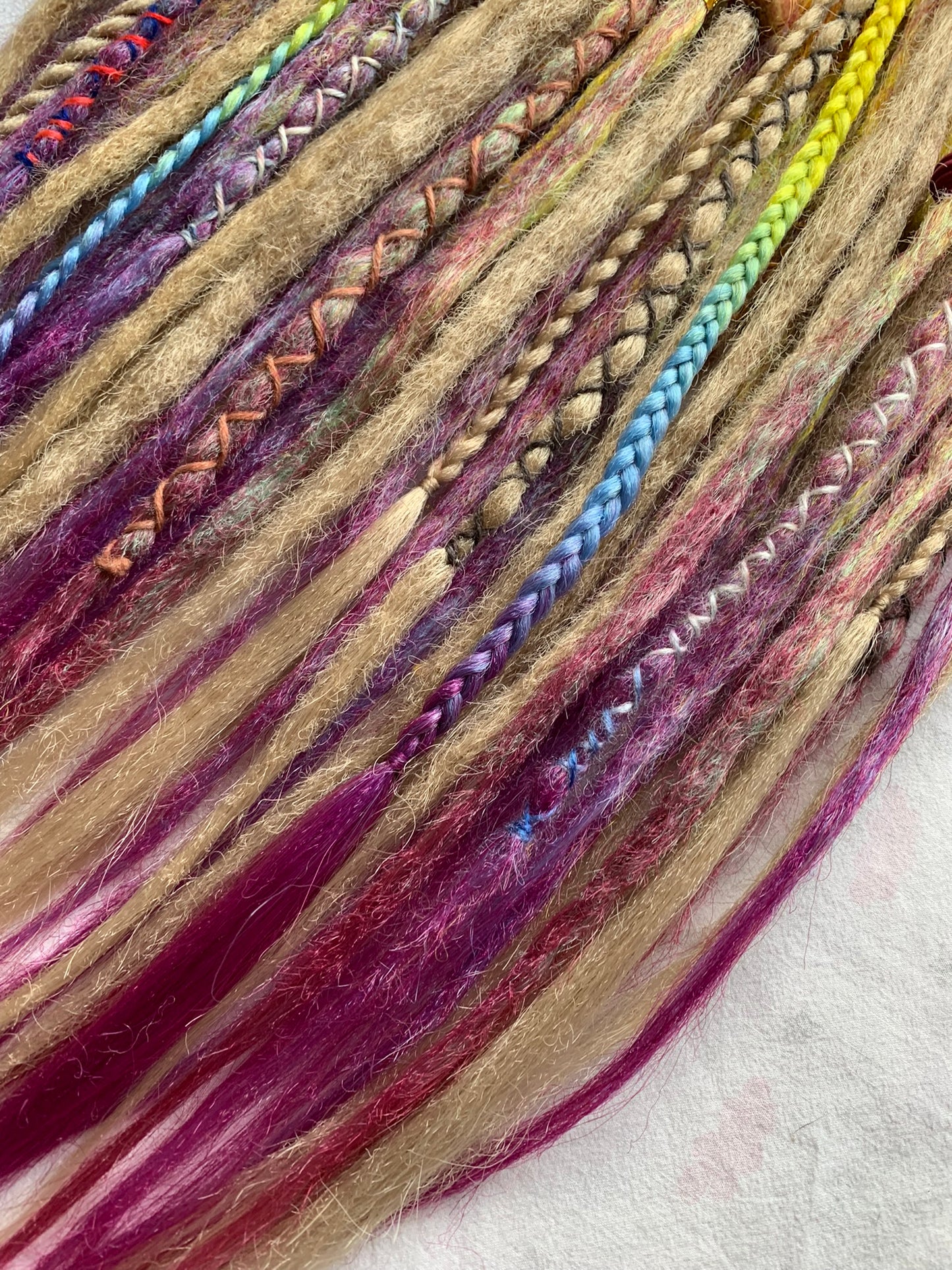 Light Rainbow - crochet synthetic