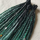 Livana Boho Dreadlocks in green and mint colours handmade synthetic dreads custom order Green Nature Boho