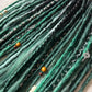 Livana Boho Dreadlocks in green and mint colours handmade synthetic dreads custom order Green Nature Boho
