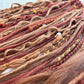 Red Witch copper red handmade synthetic dread dreadlock extensions custom made