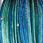 Sirens Bay - blue, green, black handmade synthetic locs (made on order)