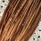 Golden Hour - ginger mix handmade synthetic locs (made on order)