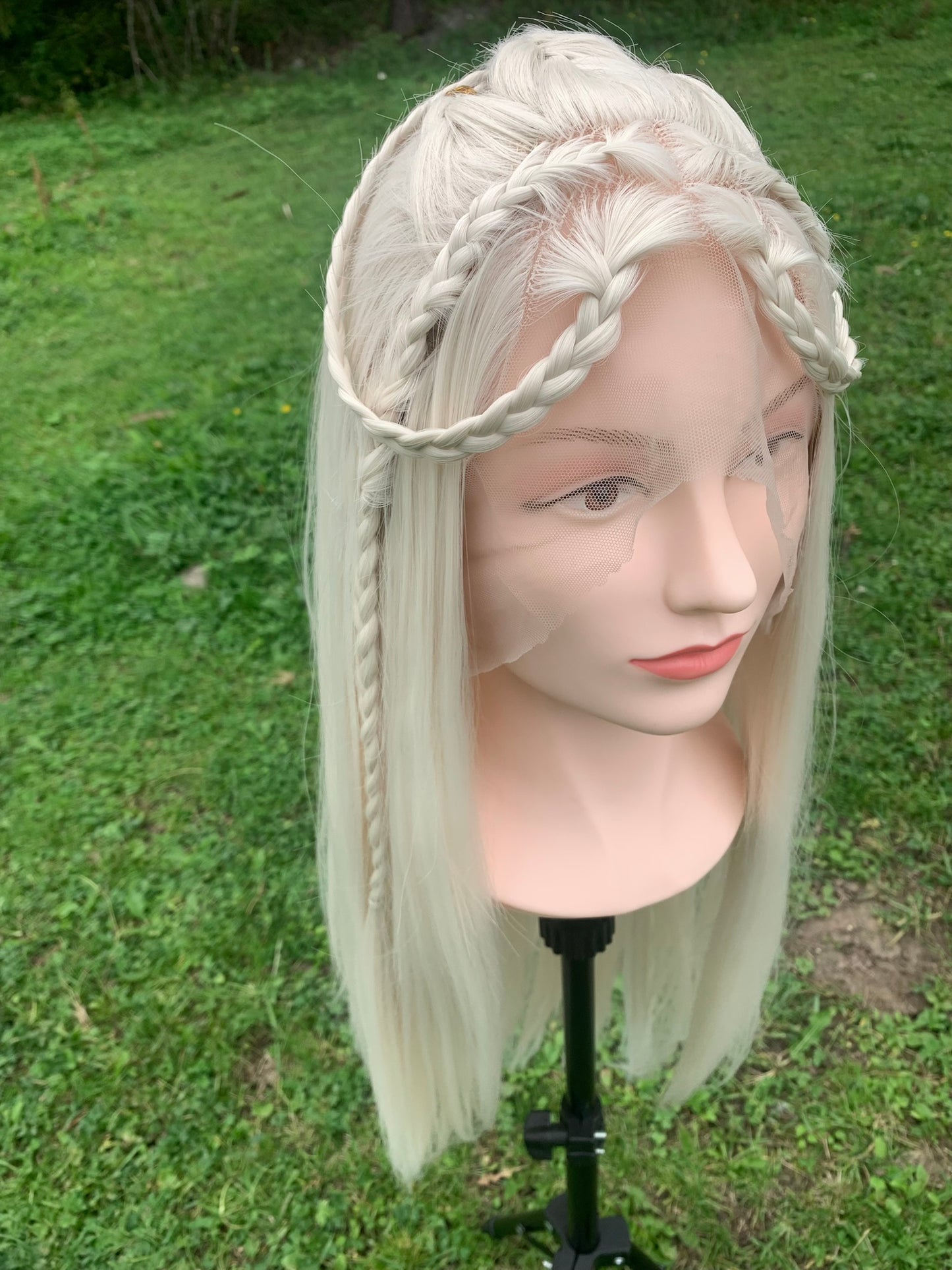 Elven wig - lightblonde straight 60cm