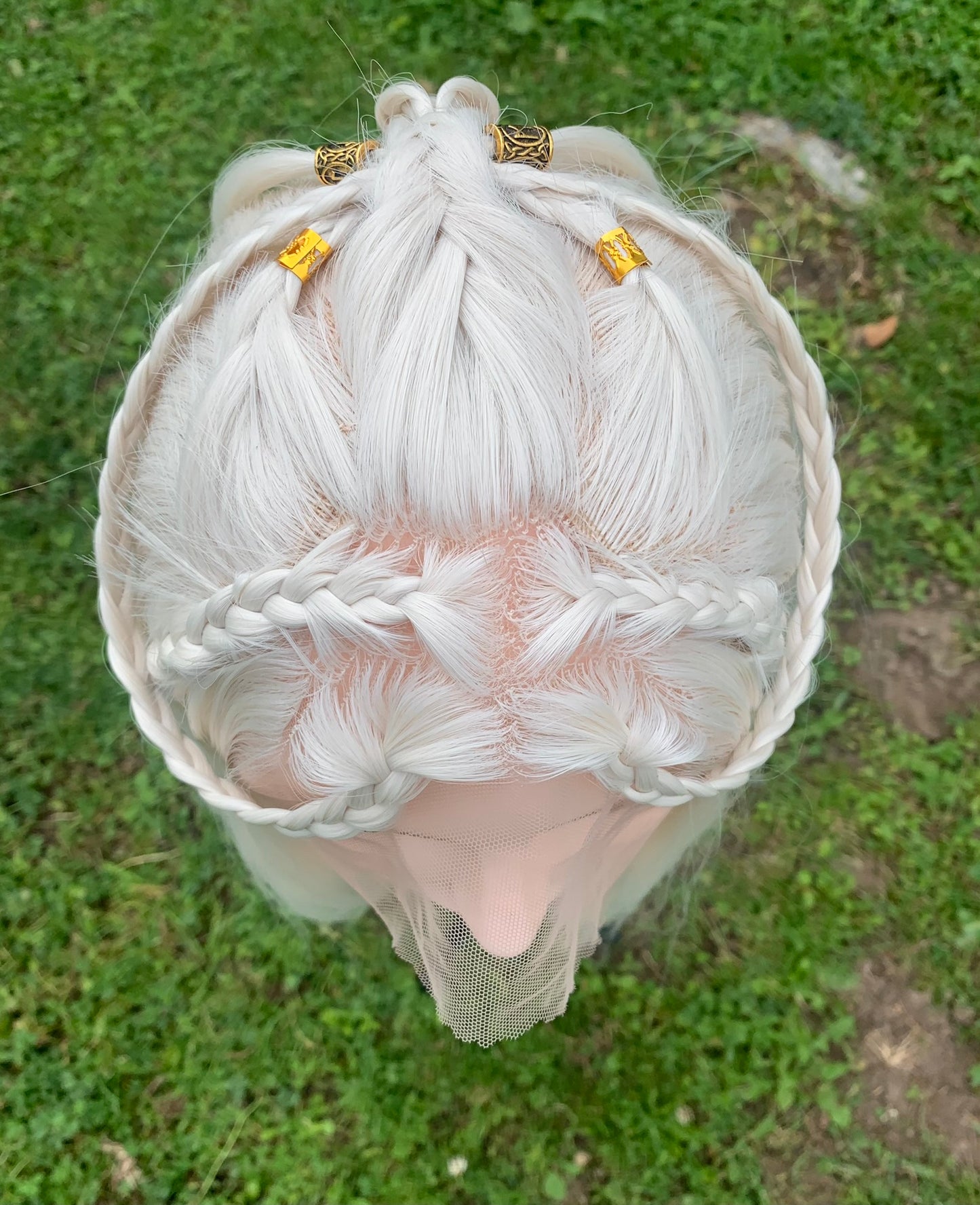 Elven wig - lightblonde straight 60cm