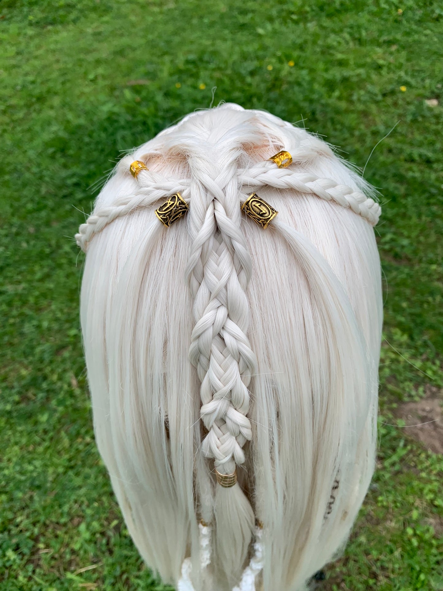 Elven wig - lightblonde straight 60cm