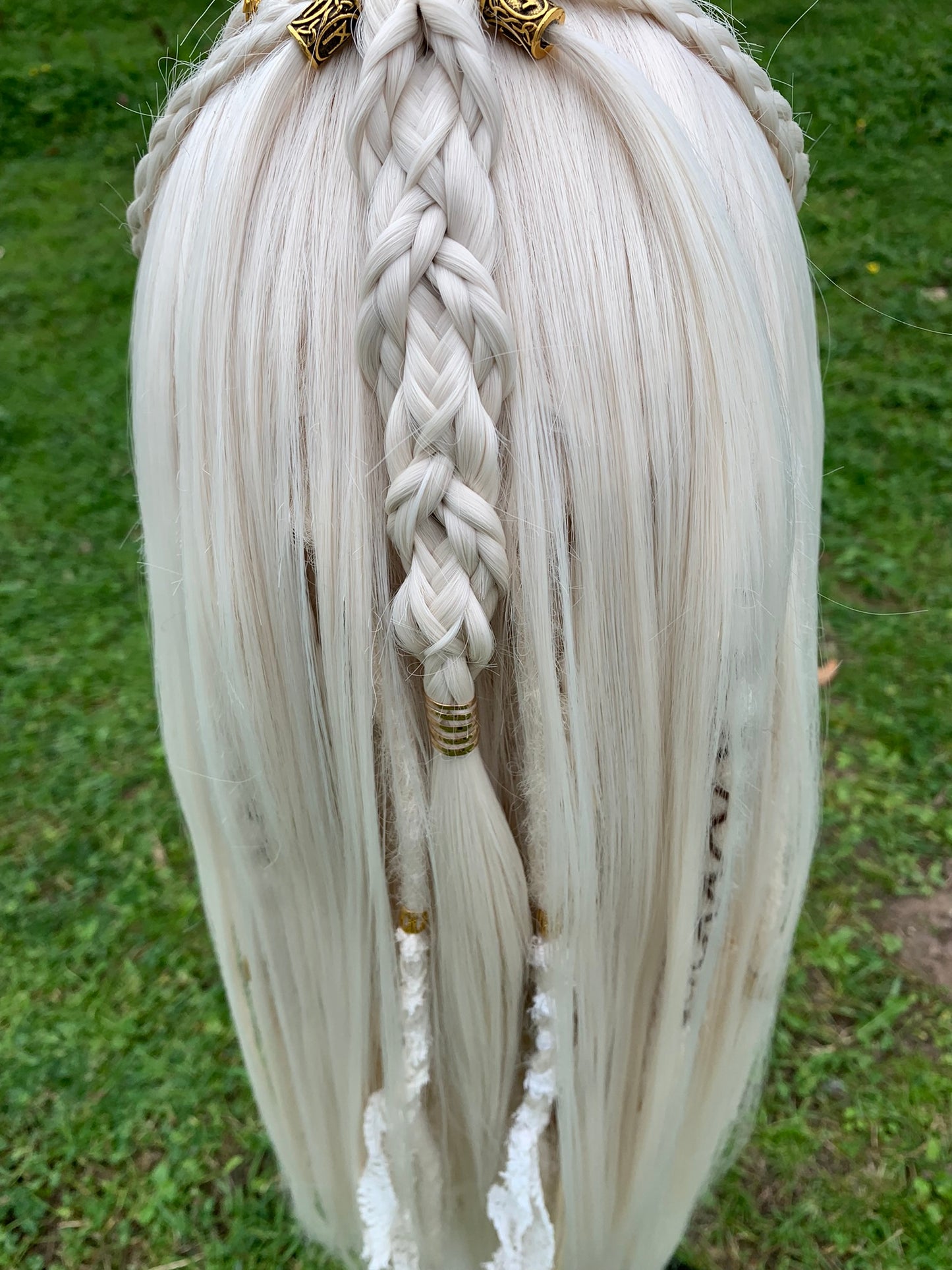 Elven wig - lightblonde straight 60cm