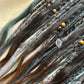 Frozen Pine Forest synthetic Dreadlocks, One-of-One, Nordic Locs Atelier
