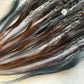 Frozen Pine Forest synthetic Dreadlocks, One-of-One, Nordic Locs Atelier