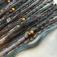 Frozen Pine Forest synthetic Dreadlocks, One-of-One, Nordic Locs Atelier