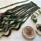 Green Soul synthetic Dreadlocks, One-of-One, Nordic Locs Atelier
