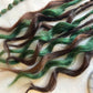 Green Soul synthetic Dreadlocks, One-of-One, Nordic Locs Atelier